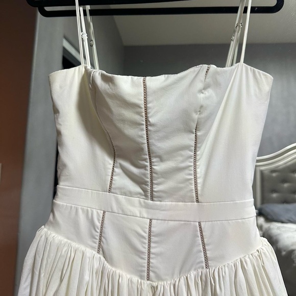 House of Cb Ysabella White Cotton Maxi Sun Dress - Picture 2 of 3